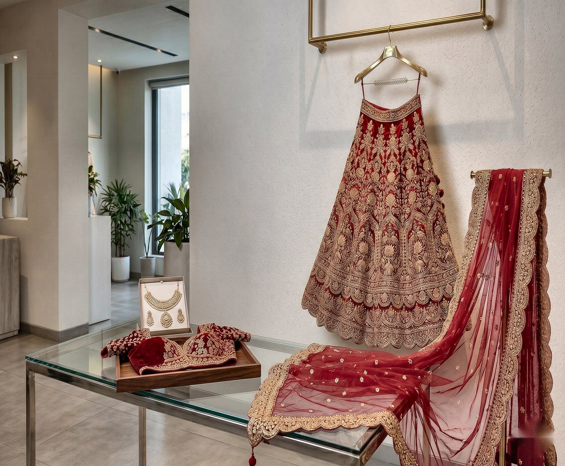 ② Bridal lehenga ki pic